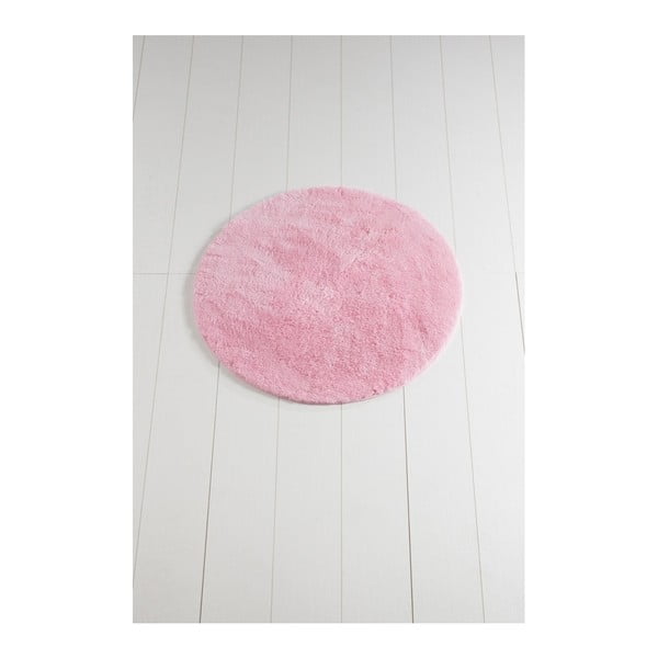 Różowy dywanik łazienkowy Colors of Cap, ⌀ 90 cm