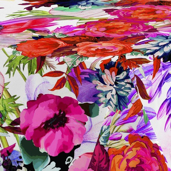 Bawełniany obrus Happy Friday Basic Flowery, 250x150 cm-image-1