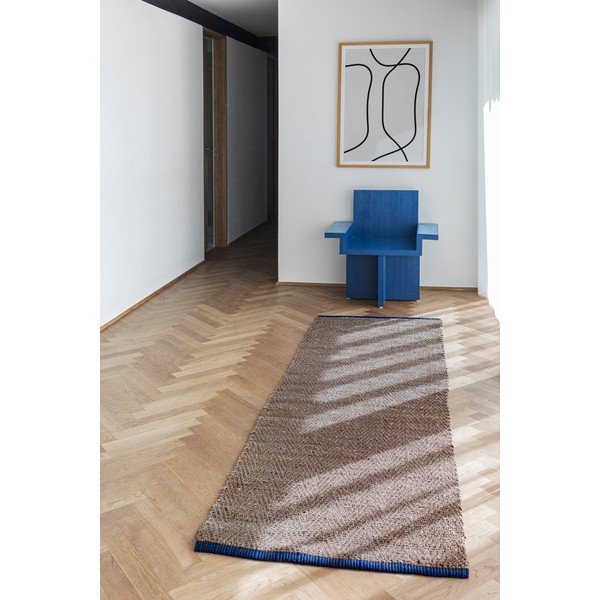 Brązowy chodnik z juty 80x245 cm Notes – Mette Ditmer Denmark-image-1