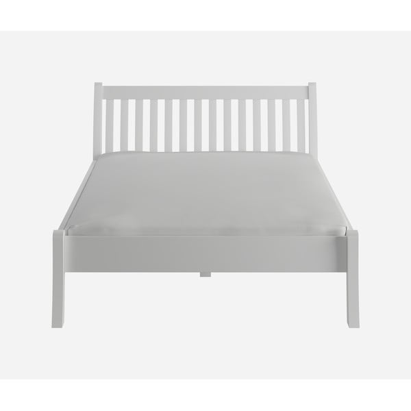 Białe łóżko dwuosobowe z litego drewna sosnowego 180x200 cm Tonja – Olivia Living-image-2