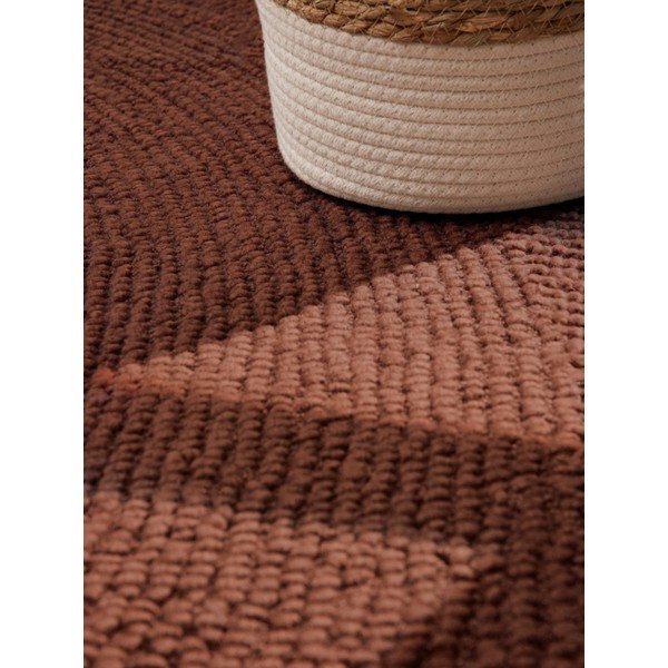 Ceglasty wełniany dywan tkany ręcznie 120x180 cm Calmio – Hanse Home-image-4
