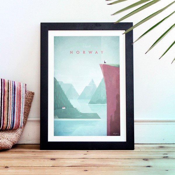 Plakat Travelposter Norway, 50 x 70 cm-image-1