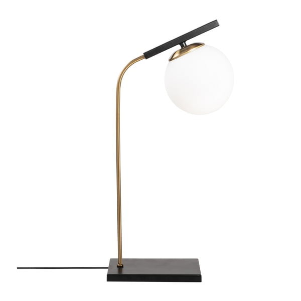 Czarna metalowa lampa stołowa Opviq lights Nona-image-3