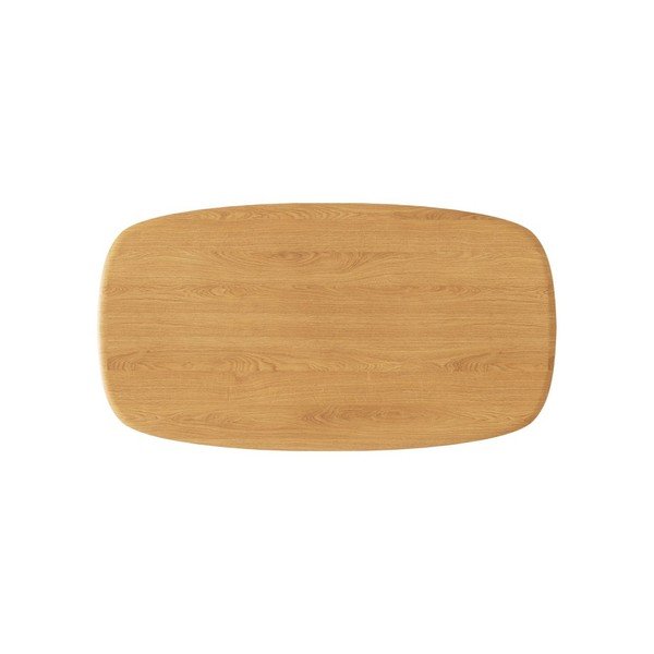 Stolik z litego drewna dębowego w naturalnym kolorze 60x120 cm Charlotte – Micadoni -image-2