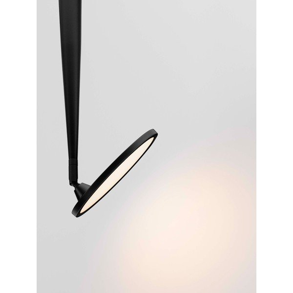 Aluminiowa lampa sufitowa LED z elastyczną konstrukcją w kolorze matowej czerni Ekei – Nova Luce-image-2