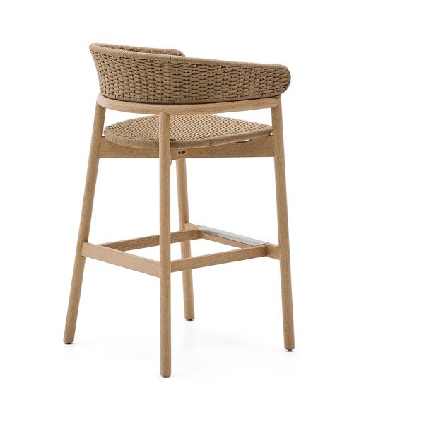 Drewniany hoker ogrodowy w naturalnym kolorze Arinella – Kave Home-image-4