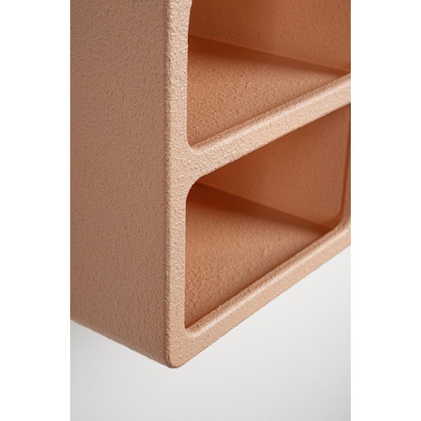 Wielopoziomowa półka w kolorze terakoty 40 cm Creamy – Bizzotto-image-2