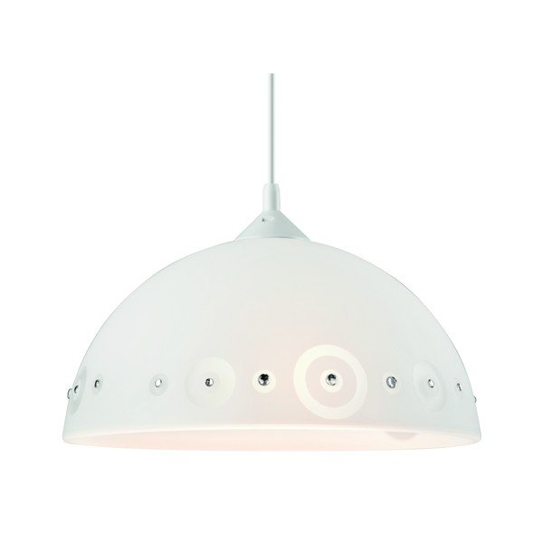 Biała lampa wisząca ø 30 cm Star – LAMKUR-image-1