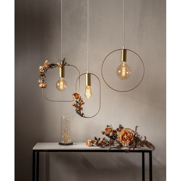 Lampa wisząca w kolorze złota Shape – Star Trading-image-2