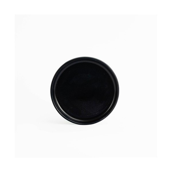 Czarny kamionkowy talerz deserowy ÅOOMI Luna, ø 17 cm
