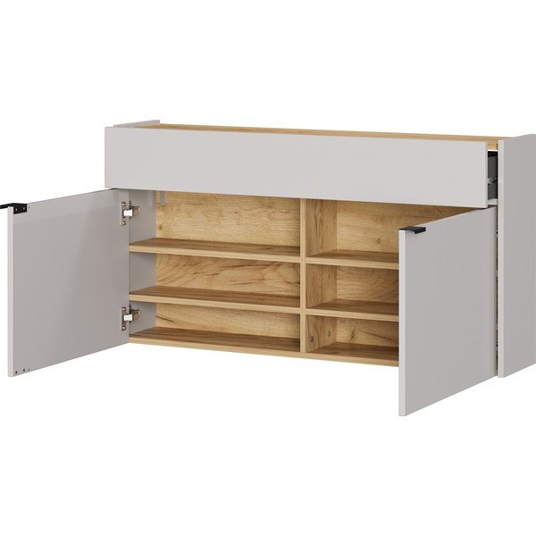 Kremowa szafka wisząca 110x57x22 cm Ameca – Germania-image-3