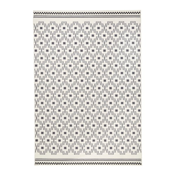 Czarno-biały dywan Zala Living Cubic, 70x140 cm