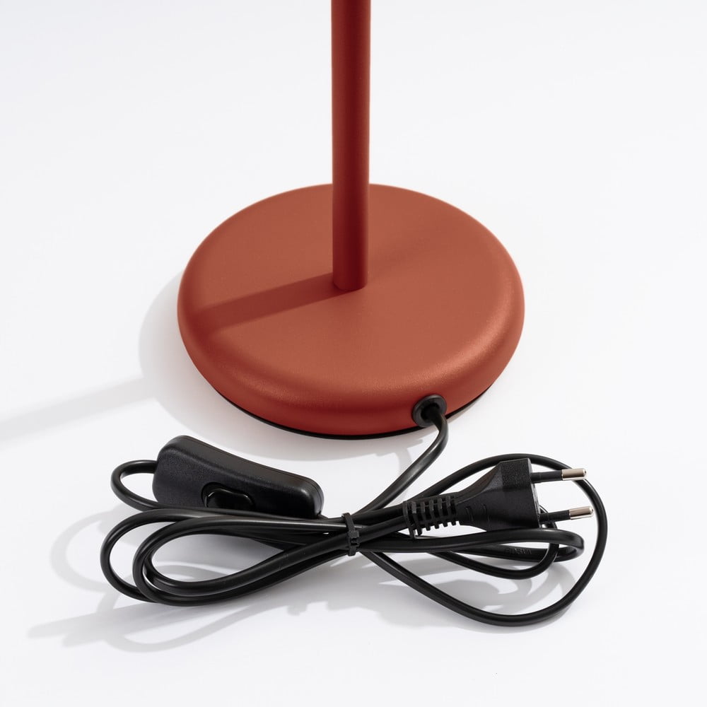 Ceglasta lampa stołowa (wysokość 43 cm) Gleam – Sollux (zdjęcie 11)