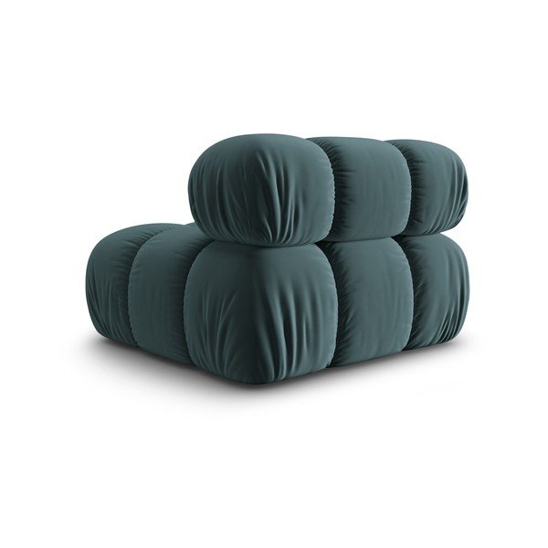 Morski aksamitny moduł sofy (moduł środkowy) Bellis – Micadoni Home-image-4