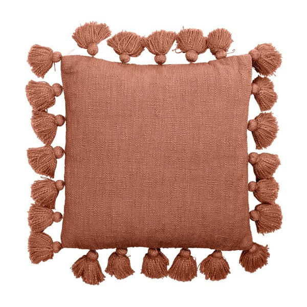 Pomarańczowa poduszka bawełniana Bloomingville Cushion Mero, 45x45 cm