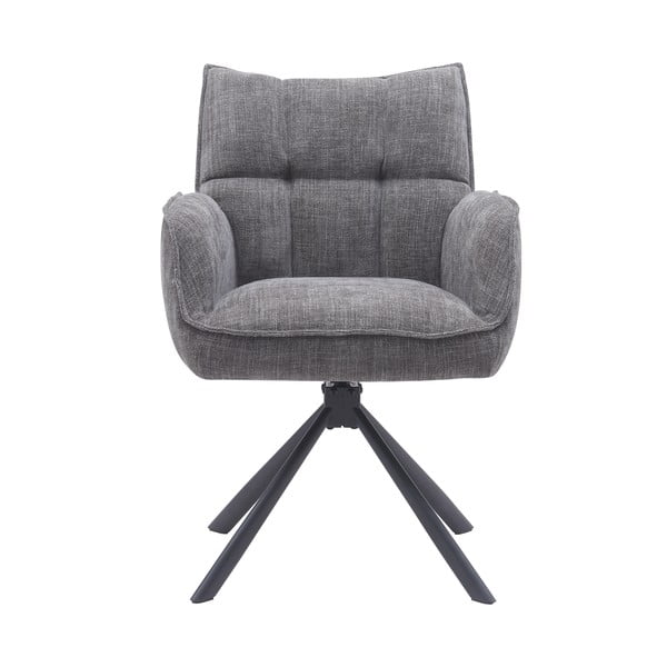 Szare tapicerowane fotele jadalniane zestaw 2 szt. Marilla – Unique Furniture-image-4