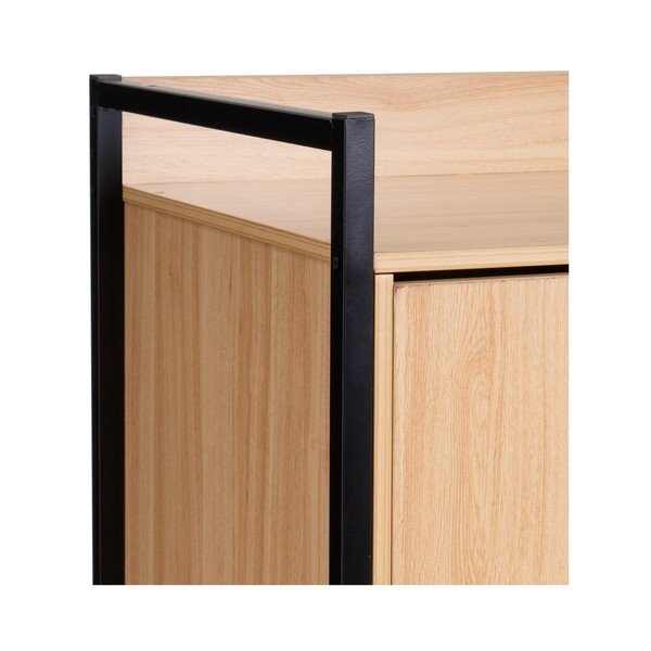 Szafa otwarta w naturalnym kolorze 100x190x48 cm Armarios – Casa Selección-image-2