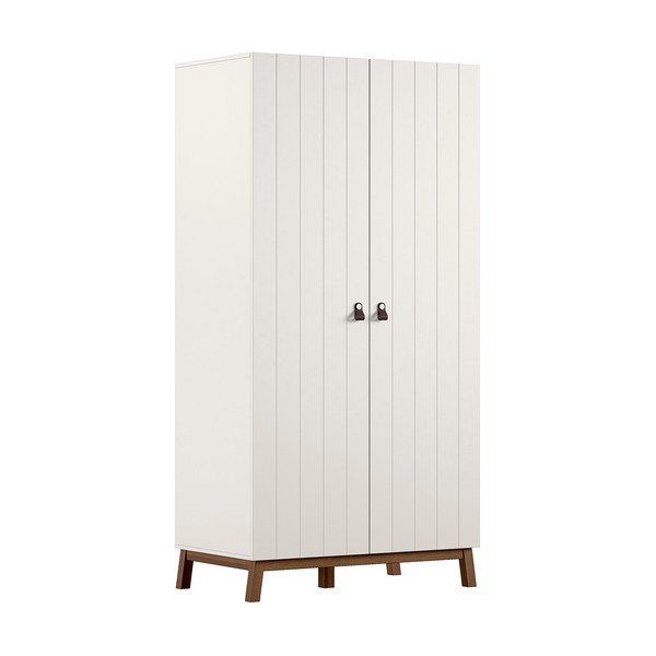 Beżowa szafa dziecięca 99x196x58 cm Sezane – Vipack