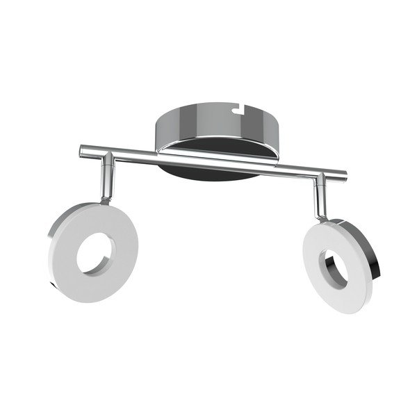 Lampa sufitowa LED w kolorze srebra z połyskiem 27x16 cm Thema – Candellux Lighting-image-2