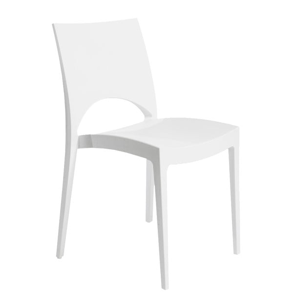 Białe krzesło Evergreen House Adrea