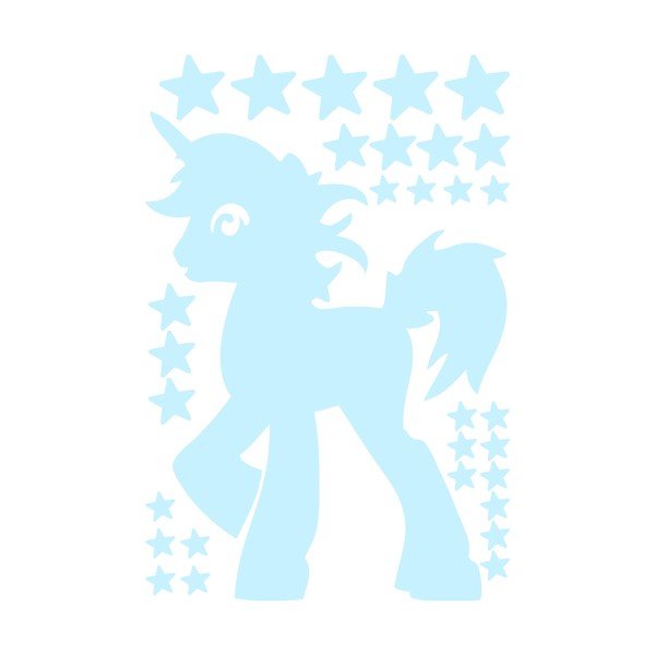 Naklejka świecąca Fanastick Unicorn With Stars-image-1