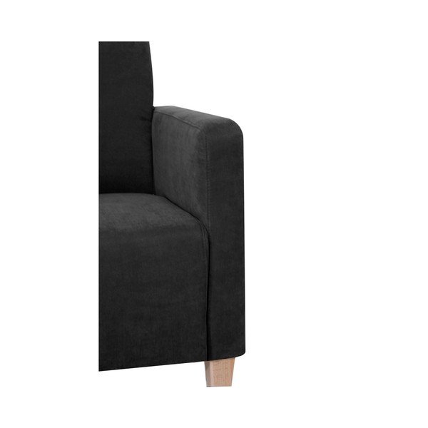 Czarny fotel Max Winzer Milla Velor-image-2