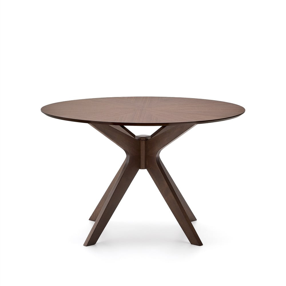 Okrągły stół z blatem w dekorze orzecha ø 120 cm Naanim – Kave Home (zdjęcie 6)