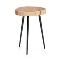 Okrągły stolik z blatem z drewna akacjowego 35x35 cm Tanive – Kave Home