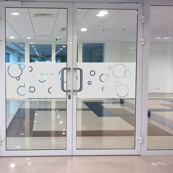 Naklejka wodoodporna na kabinę prysznicową Ambiance Bubbles-image-1