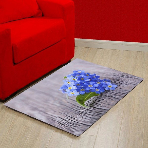 Dywanik winylowy Blue, 52x75 cm-image-2