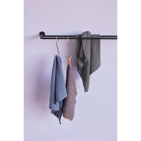 Niebieska bawełniana ściereczka Hübsch Rosa, 40x60 cm-image-1