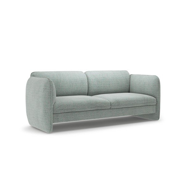 Niebieska sofa z tkaniny szenilowej 204 cm Georgia – Micadoni -image-2