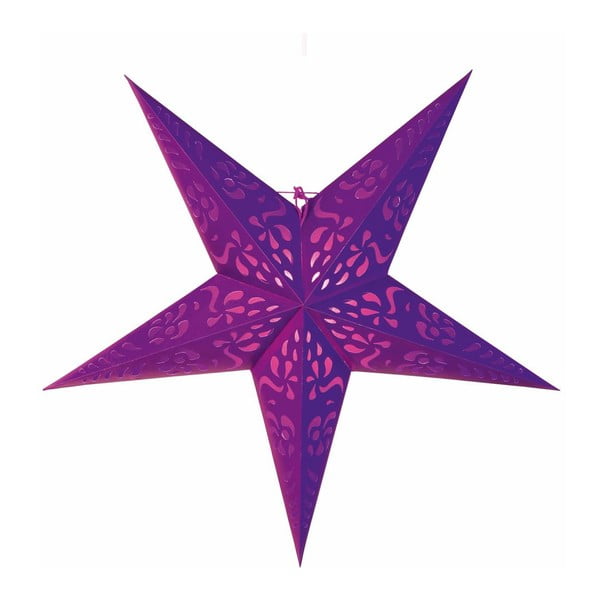 Gwiazda dekoracyjna Five Purple, 60 cm