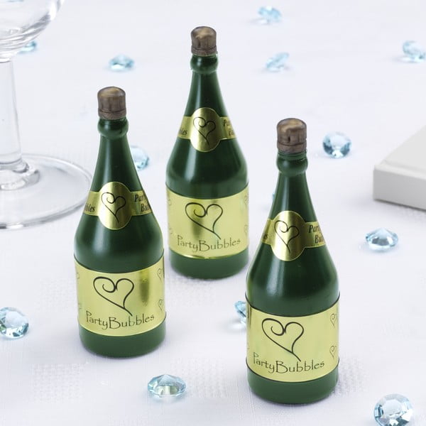Zestaw 24 buteleczek z bańkami mydlanymi Neviti Champagne Bottles