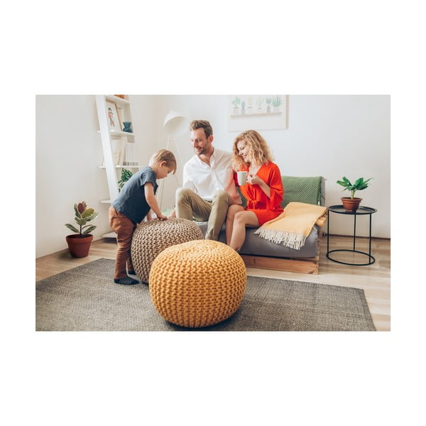 Ciemnoszary puf Bonami Essentials Jagger-image-4