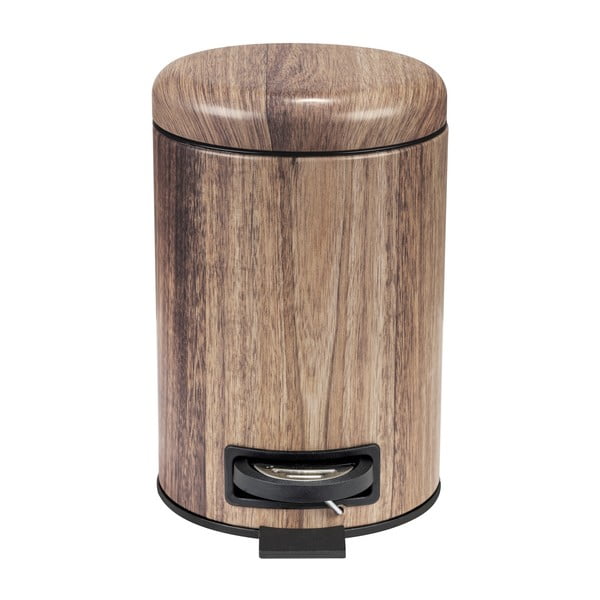 Stalowy kosz na śmieci z pedałem 3 l Acacia – Wenko-image-1