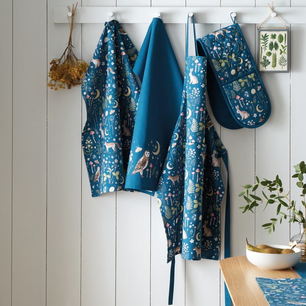 Bawełniane ścierki zestaw 4 szt. 50x70 cm Enchanted Twilight Animals – Catherine Lansfield-image-2