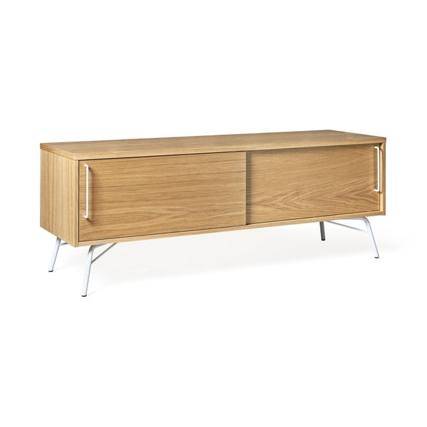 Szafka pod TV z białymi nogami Woodman Ashburn-image-2