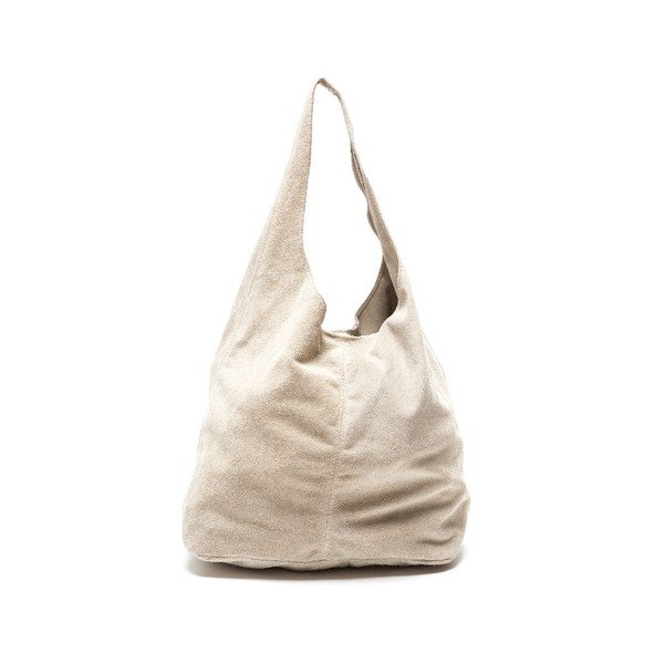 Torebka skórzana Roberta M 885 Beige-image-1