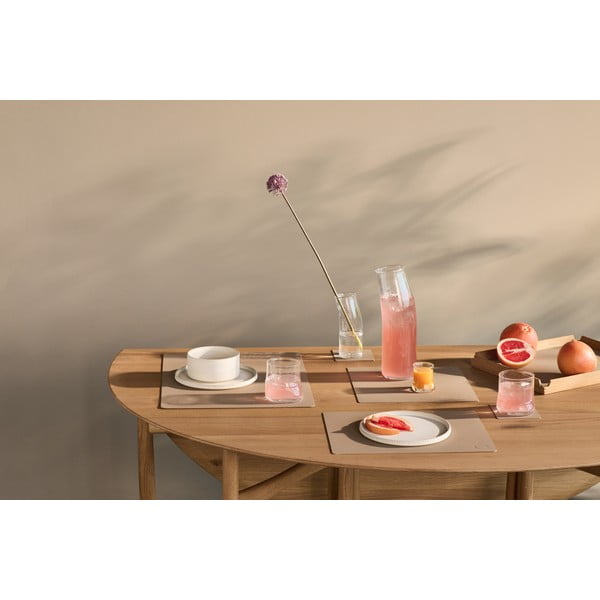 Mata stołowa ze skóry ekologicznej 35x45 cm Square L Nupo – LIND DNA-image-3