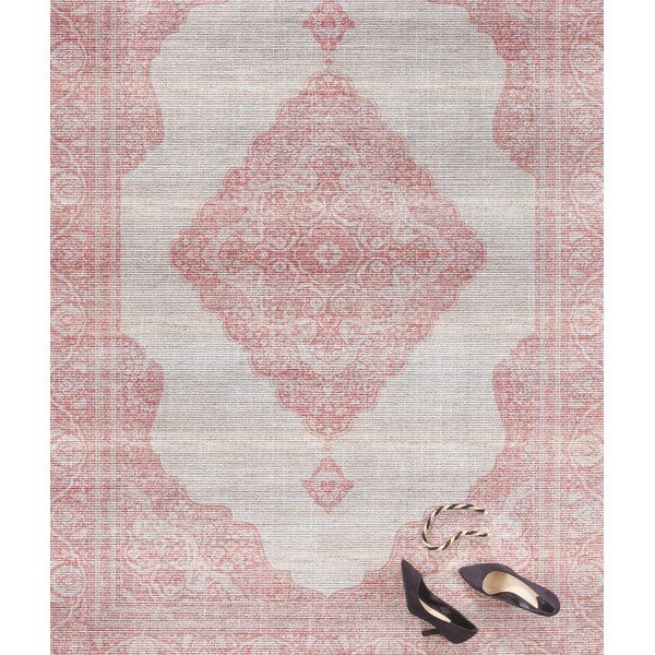 Jasnoczerwony chodnik Nouristan Carme, 80x200 cm-image-1