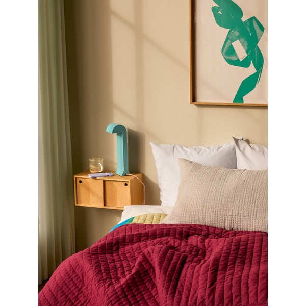 Niebieska lampa stołowa LED ze ściemniaczem (wysokość 34 cm) Soothe – Hübsch-image-4