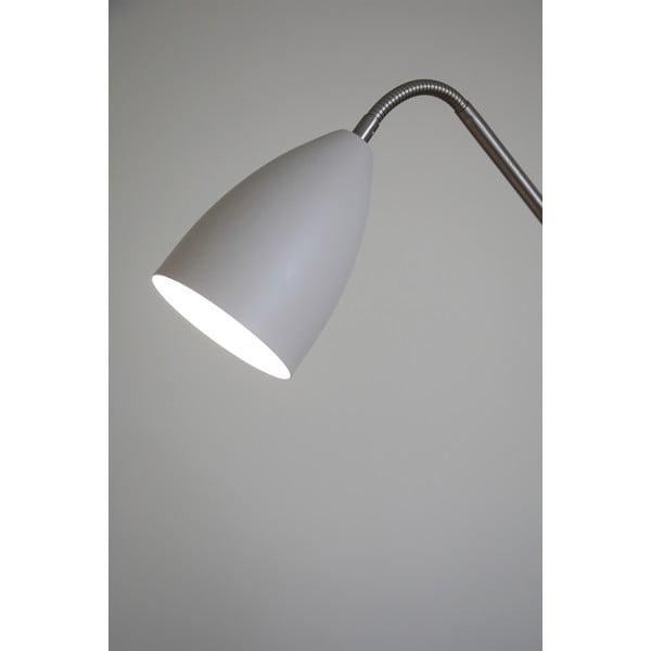 Beżowa lampa stojąca LED ze ściemniaczem i metalowym kloszem (wysokość 140 cm) Patro – Markslöjd-image-3