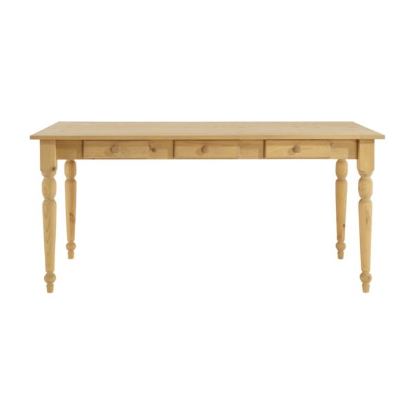 stół do jadalni  z litego drewna sosnowego Støraa Normann, 160x80 cm