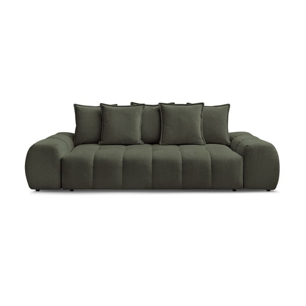 Zielona sofa z tkaniny szenilowej 278 cm Everest – Bobochic Paris