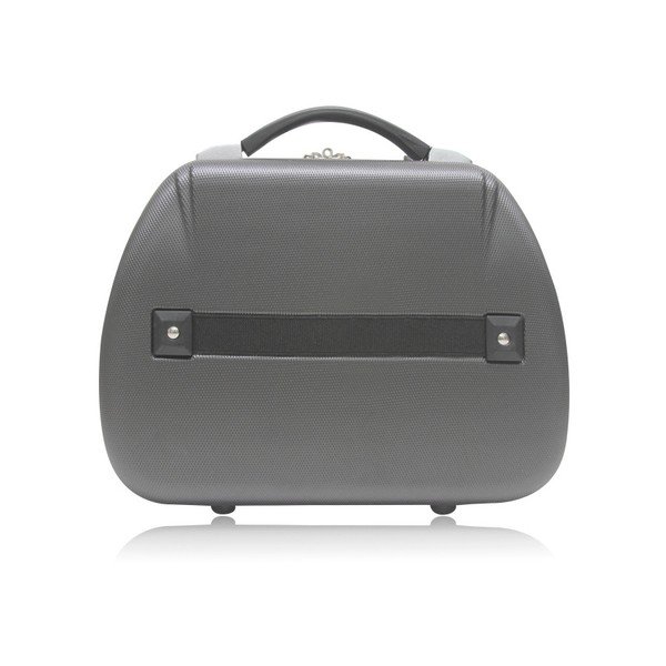 Komplet 3 szarych walizek na kółkach i kuferka na kosmetyki Hero Lanzarote-C-image-4