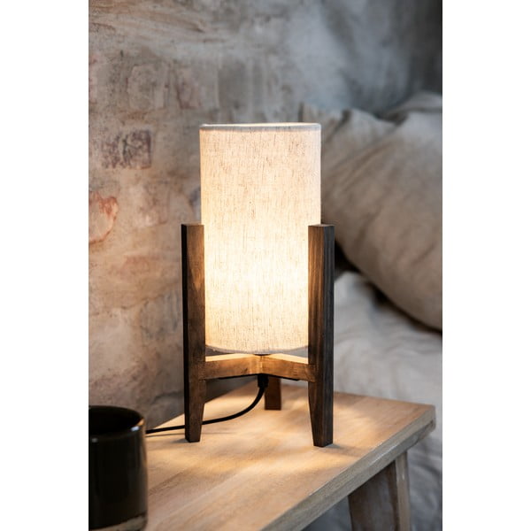 Beżowa lampa stołowa z tekstylnym kloszem (wysokość 33,5 cm) Eruca – Markslöjd-image-2