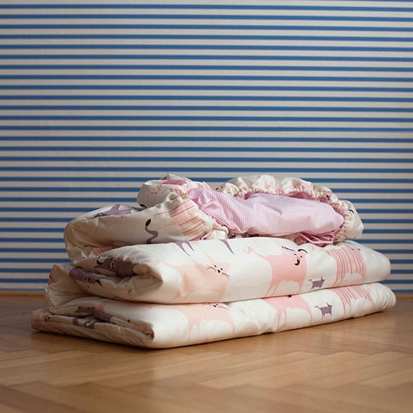 Dziecięcy śpiworek Bartex Różowe zwierzątka, 70x200 cm-image-1