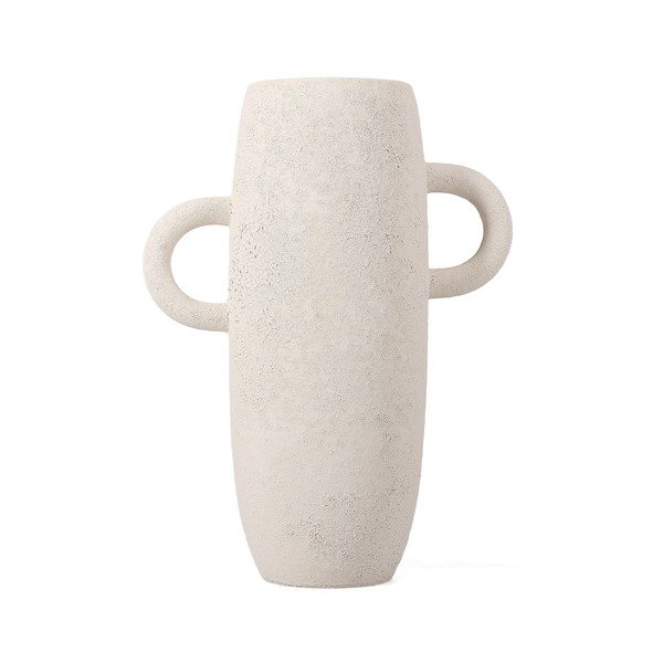 Biały ceramiczny wazon (wysokość 30 cm) Bullet – S|P Collection