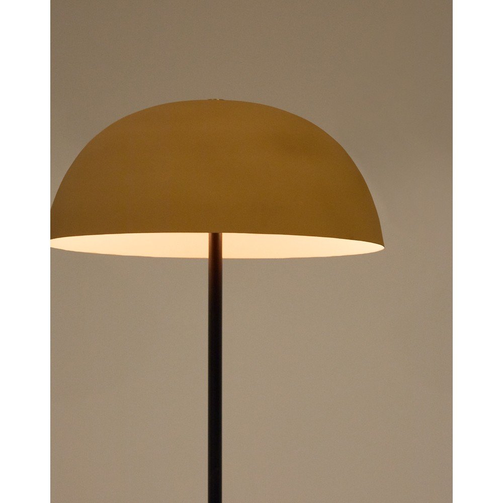 Lampa stojąca w kolorze terakoty z metalowym kloszem (wysokość 140 cm) Nibla – Kave Home (zdjęcie 3)